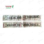 Tafe Genuine Massey 1035 DI Tractor Sticker Set, Left - Right Set